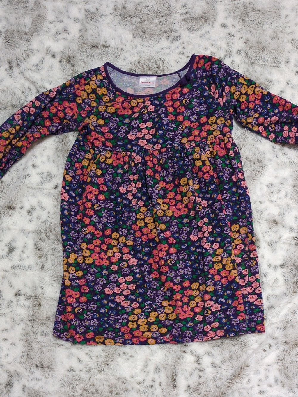 $5 MOVING SALE! Hanna Andersson Purple Floral Crewneck Dress